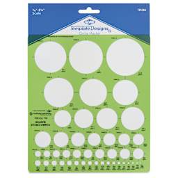 Alvin Templates - Combo Circle Master, 5-1/2" x 11-1/2", front of package
