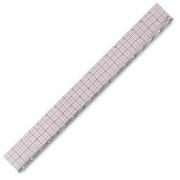 8ths Graph Beveled Ruler (Matted) - 18" x 2"