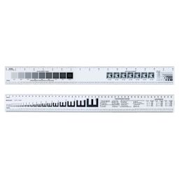 Graphic Arts Ruler 2" x 18" - Peggable