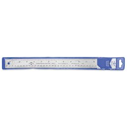Alvin Non-Skid Stainless Steel Flex Ruler - 15", front of packaging