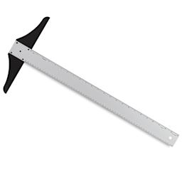 Alumicolor Steel Edge Point T-Square - 24", Silver