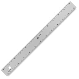 Alumicolor Standard Straight Edge - 12" Straight Edge shown at angle
