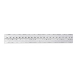 Alumicolor Standard Straight Edge - 18", Silver