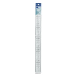 Westcott Grid Ruler - 18", Clear Plastic in package