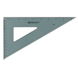 Westcott Triangles - Single 10" 30/60 Triangle showing calibrations