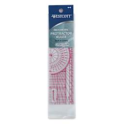 Westcott Protractor Ruler - 6", Engineer in package