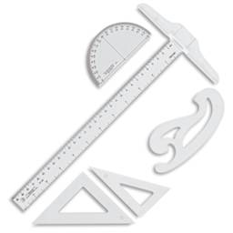 Westcott C-Thru Student Kit - Components of kit shown
