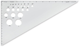 Aluminum Triangle - Top View of 12" Triangle