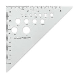 Ludwig Precision Aluminum Triangle - 6", 45-90 Degree