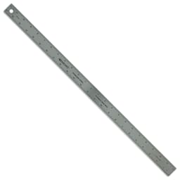 Westcott Metal Zero Centering Ruler - 24" front of ruler