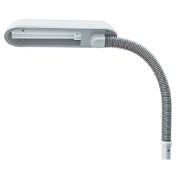 OttLite Floor Lamp with Wheelbase - Closeup of Lamp section showing bulb
