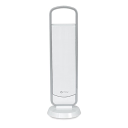 OttLite LED Task Light - White light folded down for storage