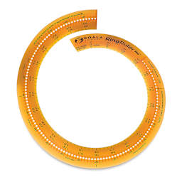 Ring Ruler 360 - Circle Ruler showing arc length, diameter and degrees