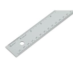 Alumicolor Non-Slip Straight Edge Ruler - 12" (close-up front)