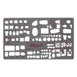 Chartpak Pickett Template - 1163i Plumbing Plan View