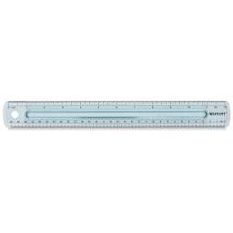 Westcott Finger Grip Ruler - Ruler shown horizontally