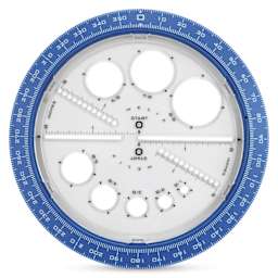 Helix Angle and Circle Maker, front, dark blue