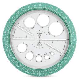 Helix Angle and Circle Maker, front, teal