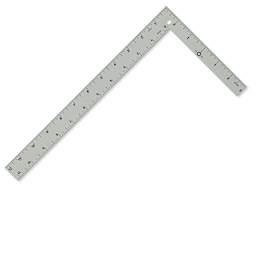 Blick Aluminum L-Squares - Back side of Blick L-Square