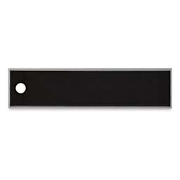 Blick Aluminum Non-Slip Ruler - 6" (out of packaging, back)