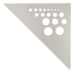 Blick Aluminum Triangles - 8", 45/90 - back