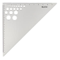 Blick Aluminum Triangles - 12", 45/90 - front