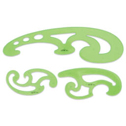 Pacific Arc French Curves - Set of 3, out of packaging