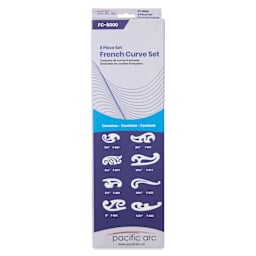 Pacific Arc French Curves - Set of 8, front of packaging