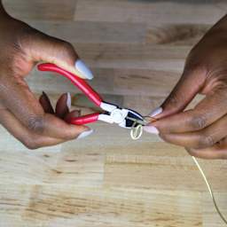 Excel Blades Wire Cutter Pliers in use with wire