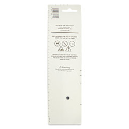 Excel Blades Slide Lock Pointed Tweezers - back of packaging