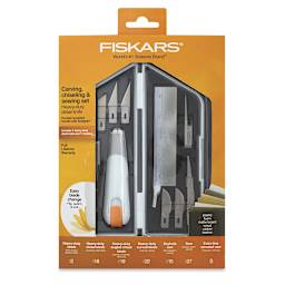 Fiskars Craft Knife Kit - Front of blister package of Heavy-Duty Kit