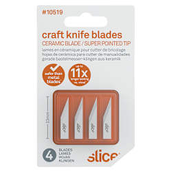 Slice Ceramic Craft Knife - Front of package of Super Pointed replacement blades
