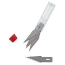 Excel Blades Hobby Blades - #2, Safety Carded Package, 5 Blades, Tube