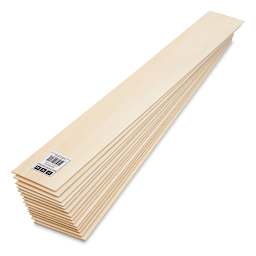 Bud Nosen Basswood Sheets - 1/16" x 3" x 24", 15 Sheets