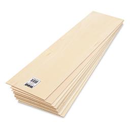 Bud Nosen Basswood Sheets - 1/16" x 6" x 24", 10 Sheets