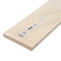 Bud Nosen Basswood Sheets - 1/16" x 8" x 24", 10 Sheets - close-up