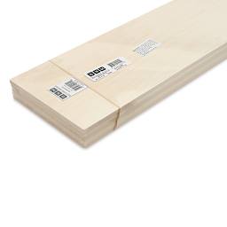 Bud Nosen Basswood Sheets - 1/4" x 6" x 24", 5 Sheets - close-up