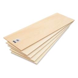 Bud Nosen Basswood Sheets - 1/4" x 8" x 24", 5 Sheets