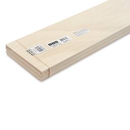 Bud Nosen Basswood Sheets - 1/8" x 6" x 24", 10 Sheets - close-up
