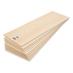 Bud Nosen Basswood Sheets - 1/8" x 8" x 24", 10 Sheets