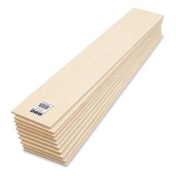 Bud Nosen Basswood Sheets - 3/16" x 4" x 24", 10 Sheets