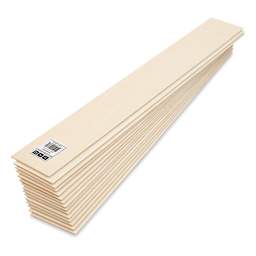 Bud Nosen Basswood Sheets - 3/32" x 3" x 24", 15 Sheets