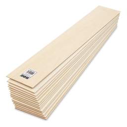 Bud Nosen Basswood Sheets - 3/32" x 4" x 24", 15 Sheets