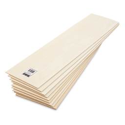 Bud Nosen Basswood Sheets - 3/32" x 6" x 24", 10 Sheets