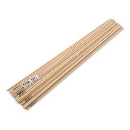 Bud Nosen Basswood Sticks - 1/16" x 1/4" x 24", 42 Sticks