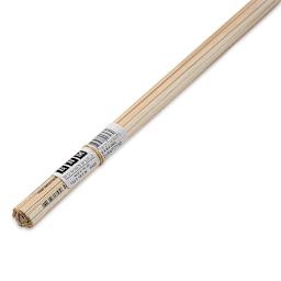 Bud Nosen Basswood Sticks - 1/32" x 1/8" x 24", 55 Sticks - close-up