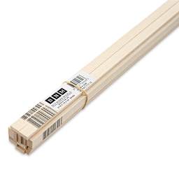 Bud Nosen Basswood Sticks - 3/16" x 1/2" x 24", 15 Sticks - close-up