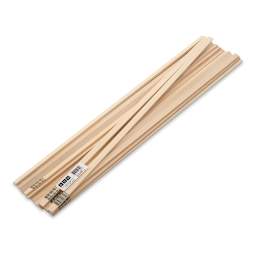 Bud Nosen Basswood Sticks - 3/16" x 1/2" x 24", 15 Sticks