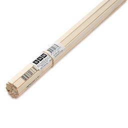 Bud Nosen Basswood Sticks - 3/32" x 3/8" x 24", 28 Sticks - close-up