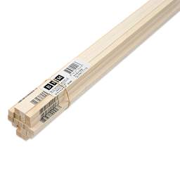 Bud Nosen Basswood Sticks - 5/16" x 5/16" x 24", 18 Sticks - close-up